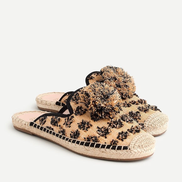 j crew leopard mules